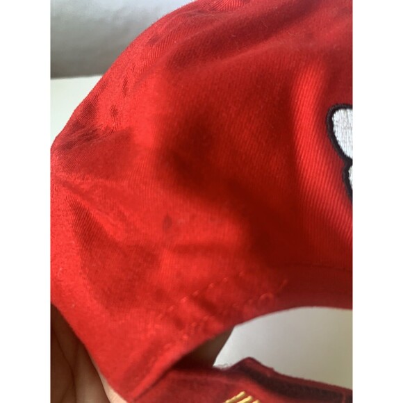 NASCAR Adjustable Hat Red Bud Racing With Dale Earnhardt Jr "8" In Black On Bill - Picture 5 of 8